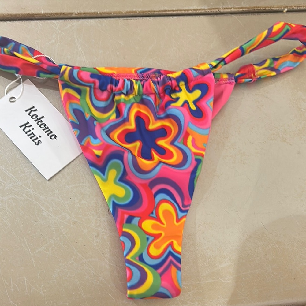 Colorful Retro Bikini Bottom